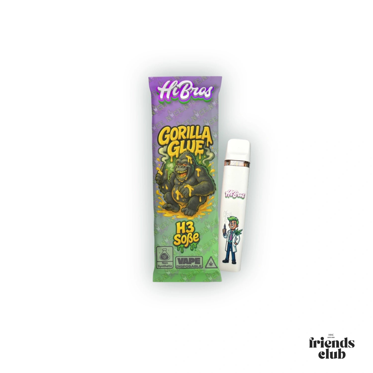 H3 Vape Gorilla Glue 98% 1ml HHCFriends