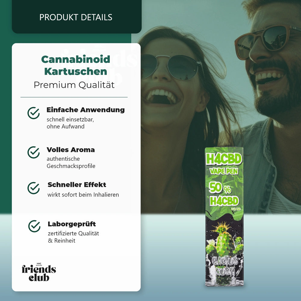 Vaper H4CBD Cactus Kush 50% 1ml-Smagro GmbH