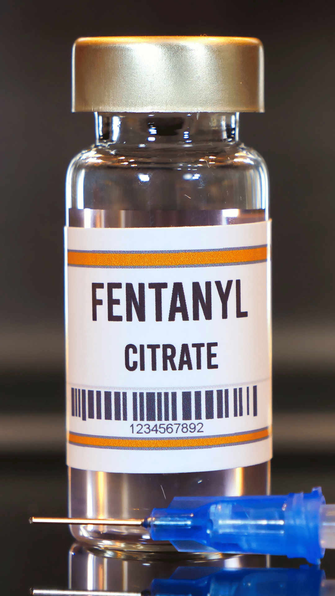 Flacon de fentanyl cu seringă