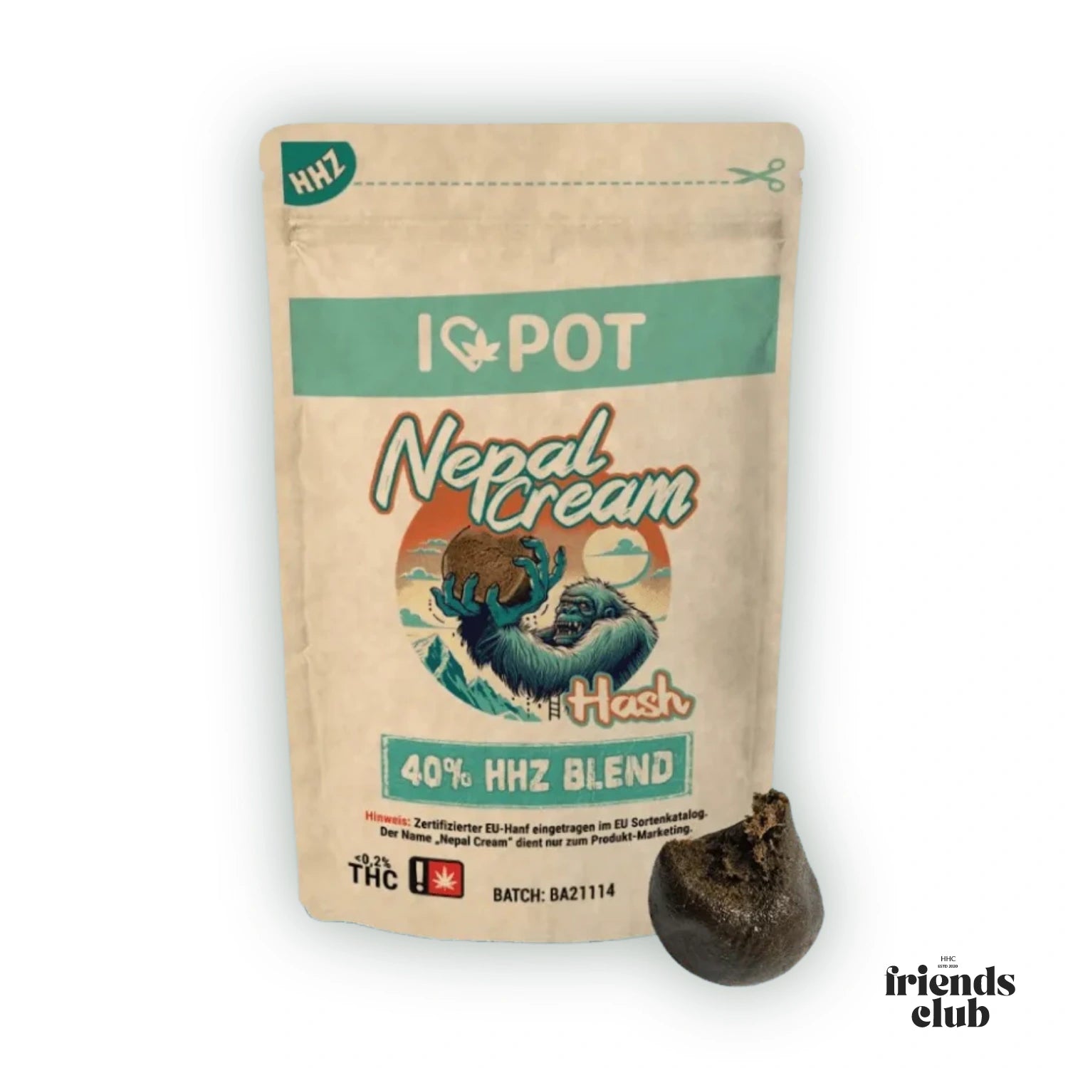 HHZ Hash Nepal Cream 40%-Smagro GmbH