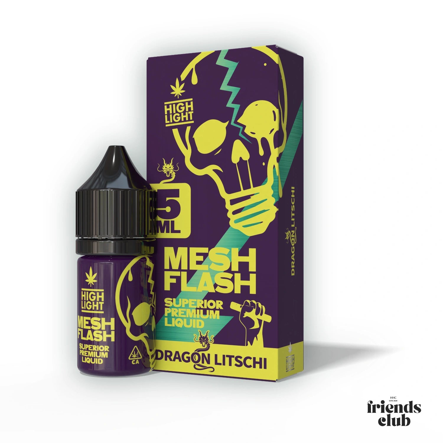 Highlight-Meshflash Liquid - Dragon Lychee 5ml