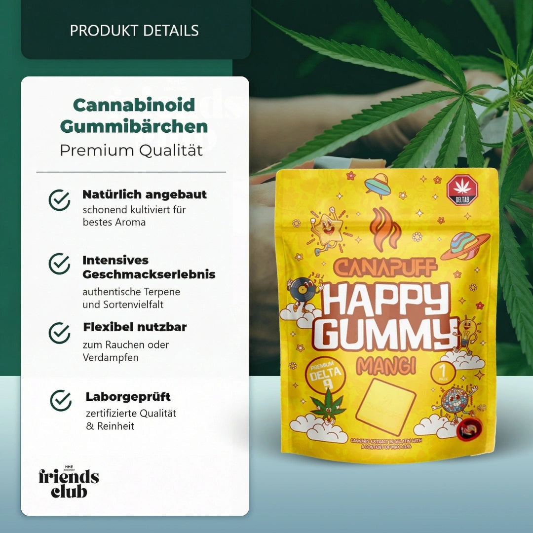 Gummie THC - Mangue (5 pcs)