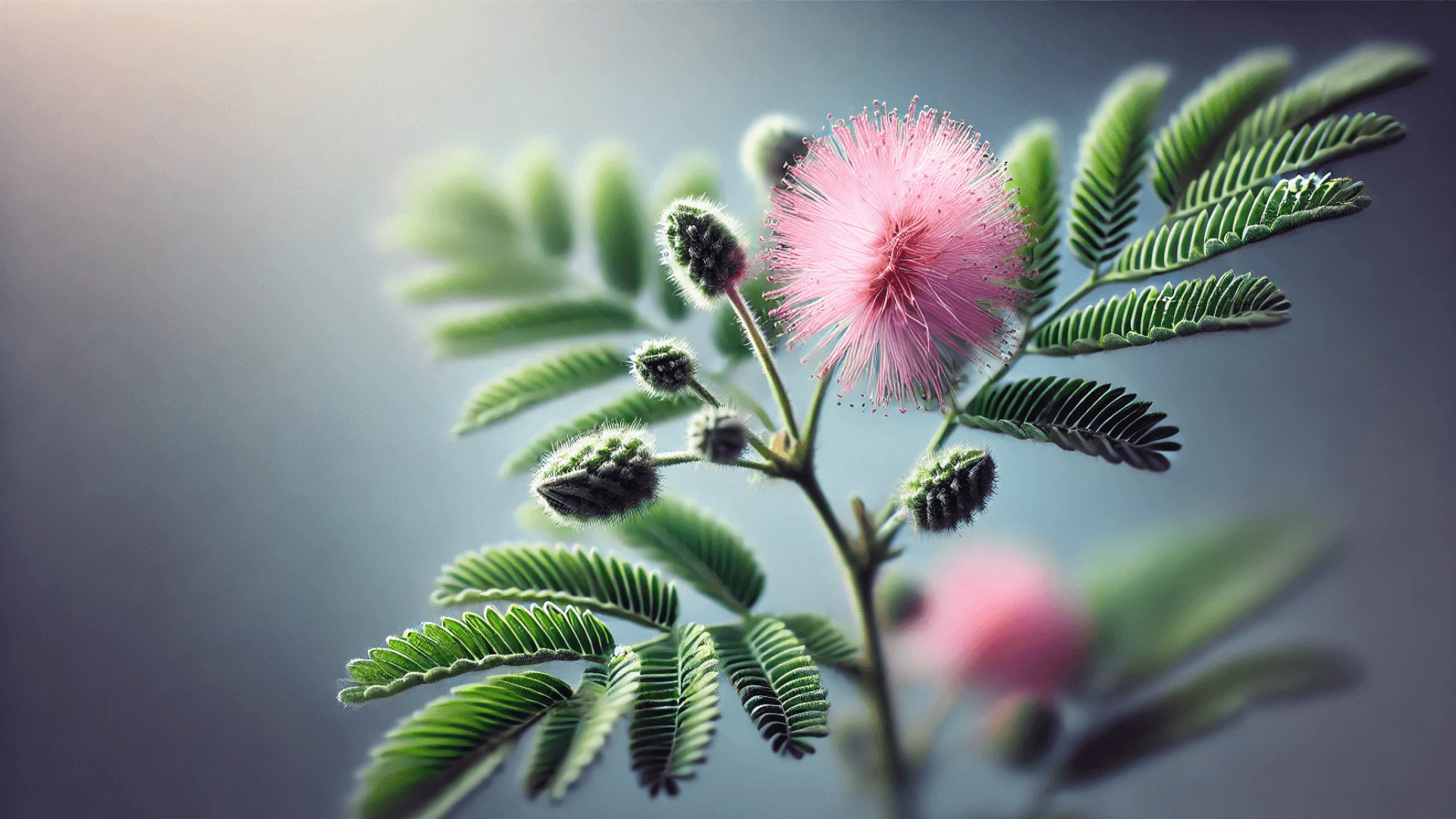 Mimosa pudica este o plantă tropicală