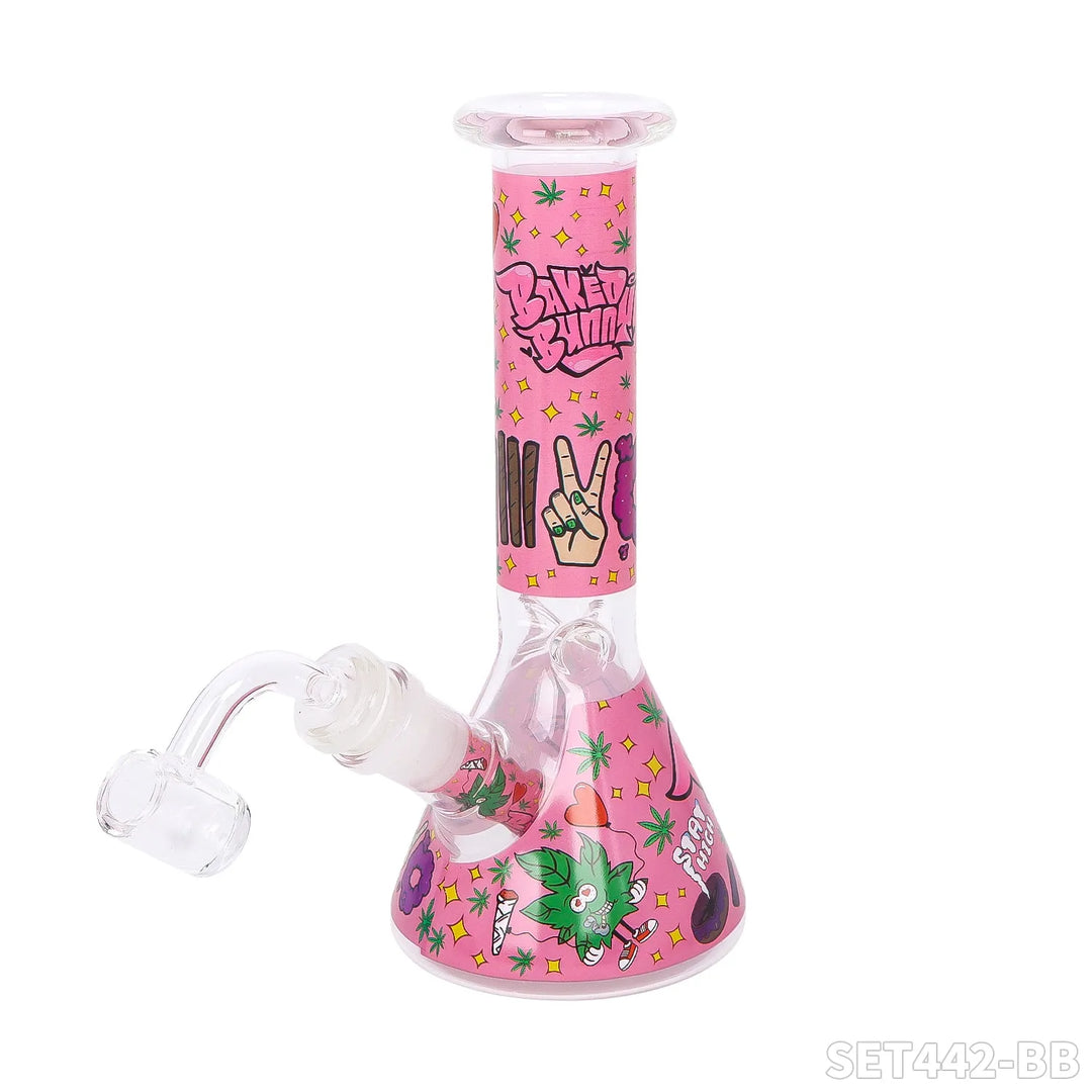 Set Bong Baked Bunny – Set complet de fumat 7 piese