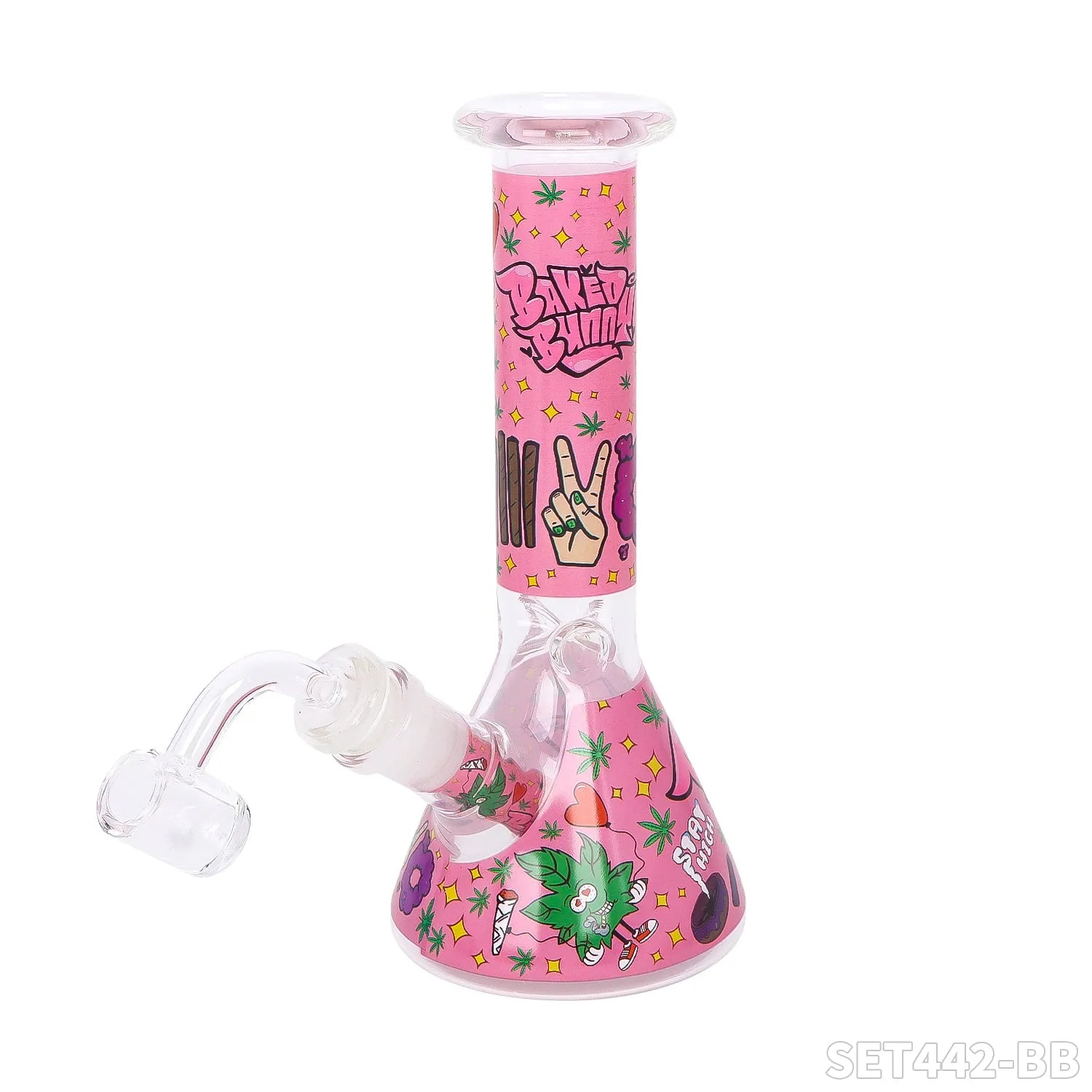 Baked Bunny Bong Set – Compleet rookset 7-delig