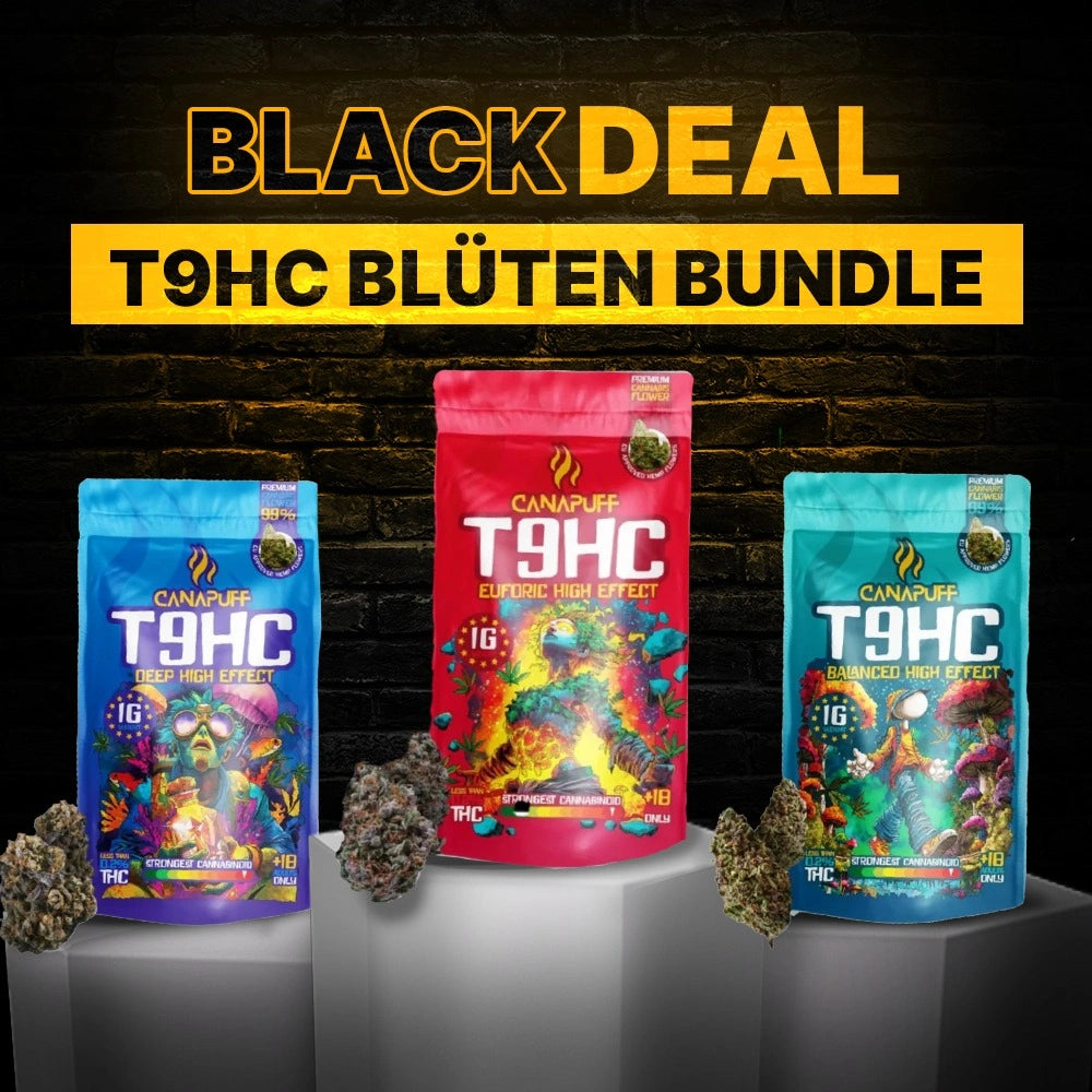 T9HC Blüten Bundle Essential Set (3x1g) HHCFriends