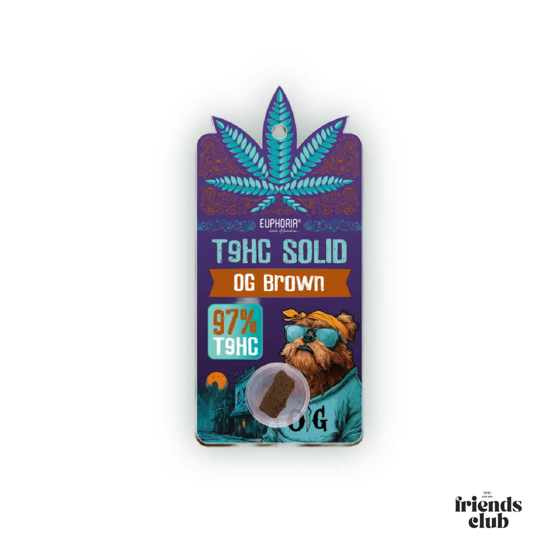 T9HC Hash OG Brown 97% 1g HHCFriends