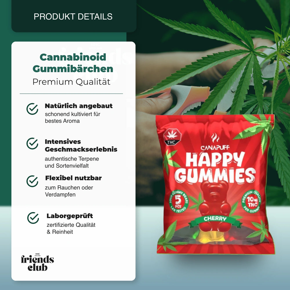 Gummies THC - Cireșe