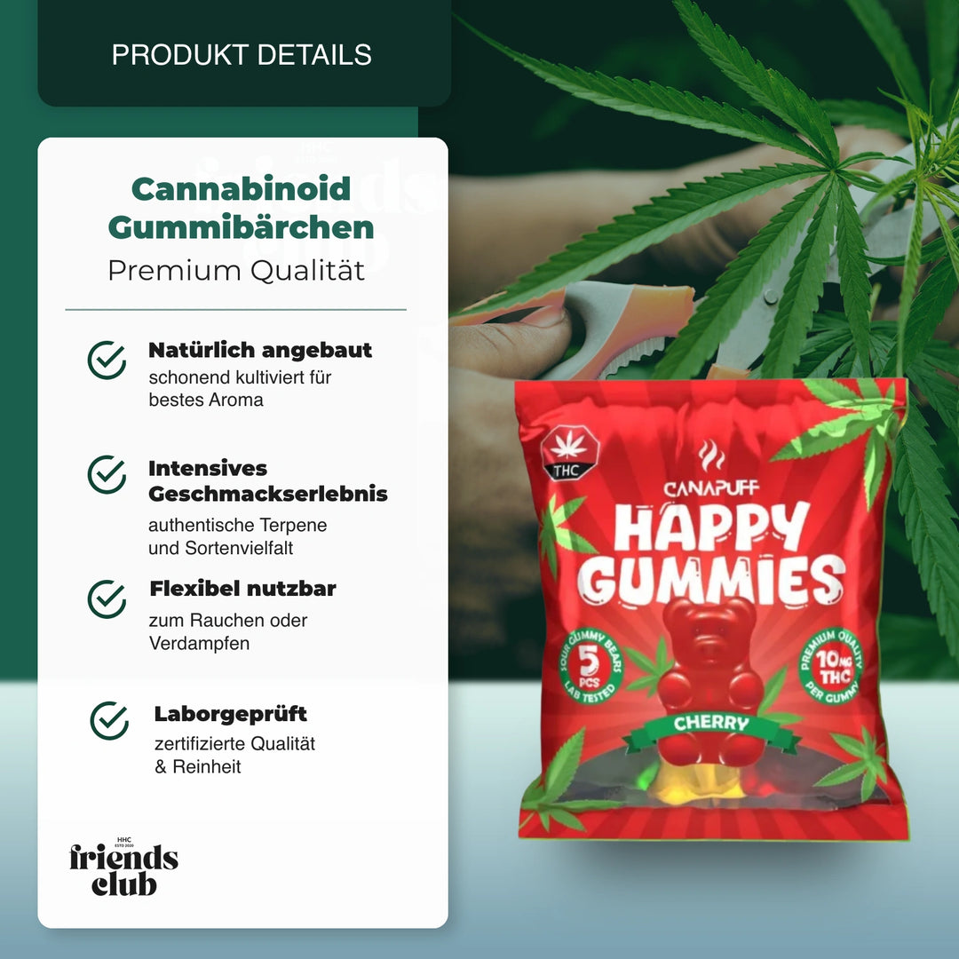 Gummies THC - Cireșe