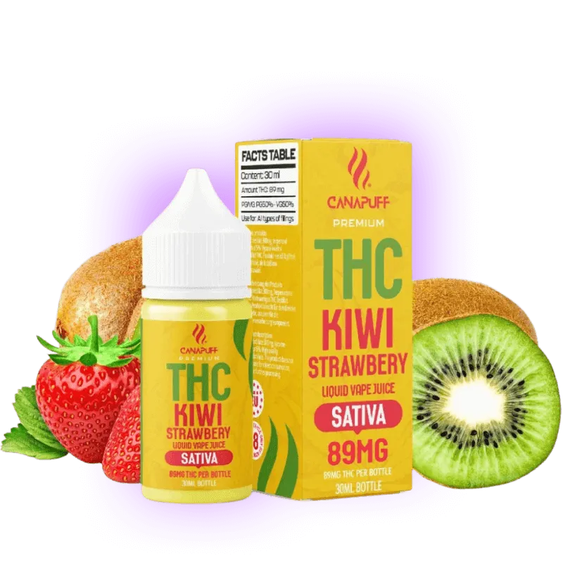 THC Liquid Kiwi Truskawka 89mg 30ml