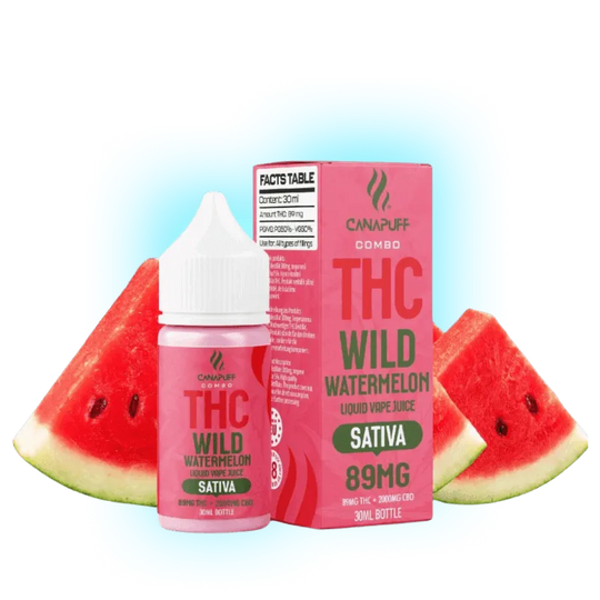 THC Liquid Dziki Arbuz 89mg THC/1000mg CBC 30ml