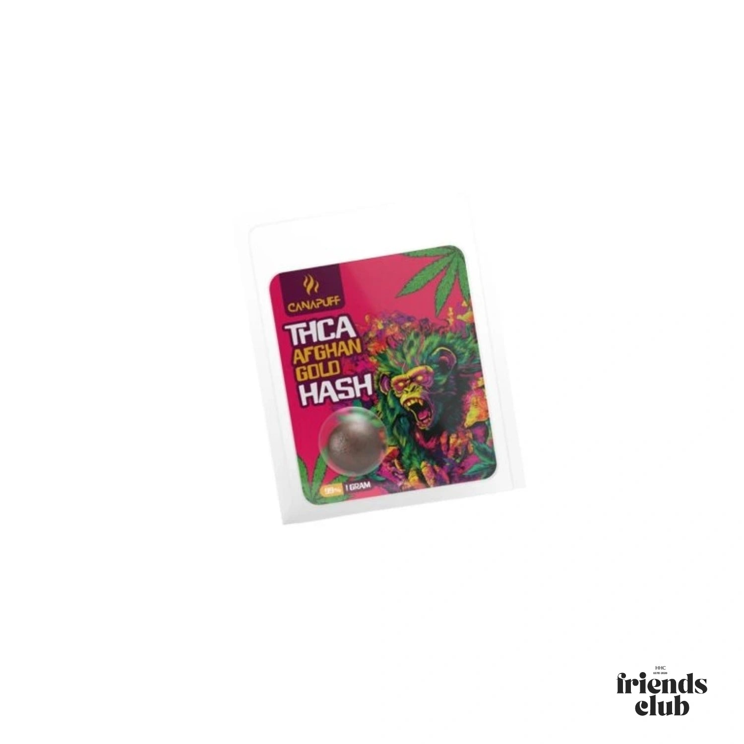 THCA Hașiș Afghan Gold 99% 1g-HHCFriends