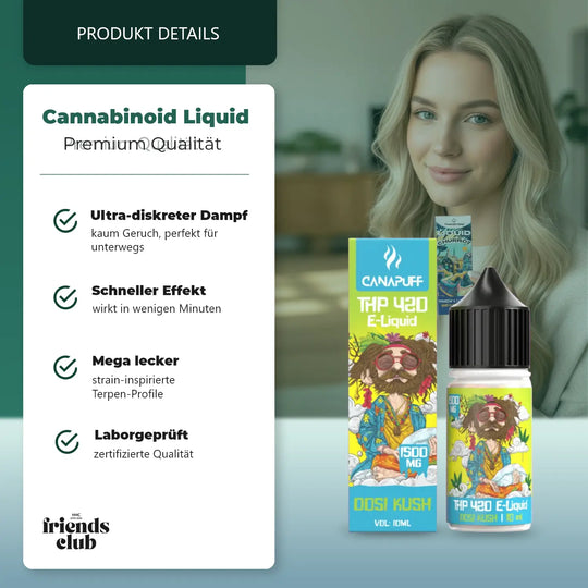 THP420 Liquid Dosi Kush 1500mg 10ml-Smagro GmbH