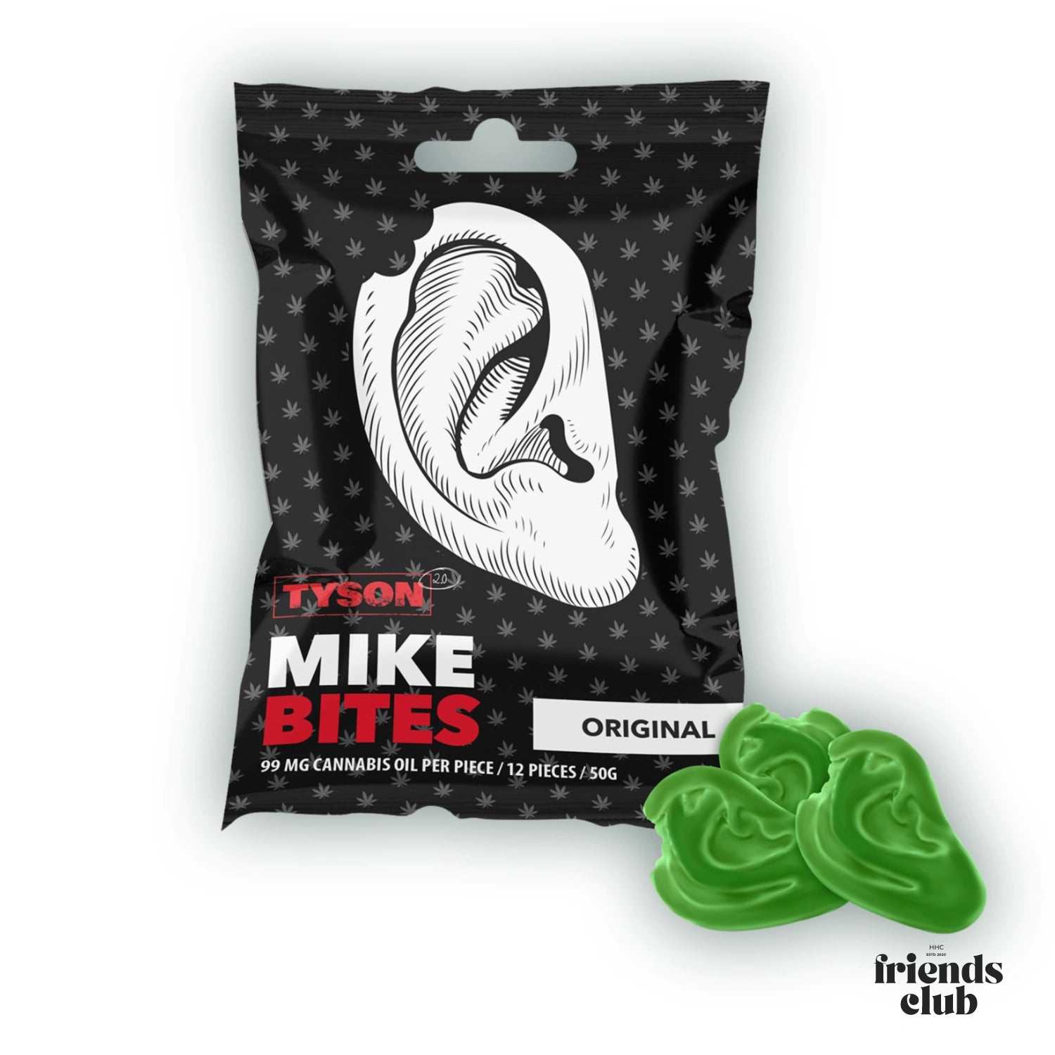 Tyson 2.0 Mike's Bites Cannabis Gummies 12pcs - hhcfriends