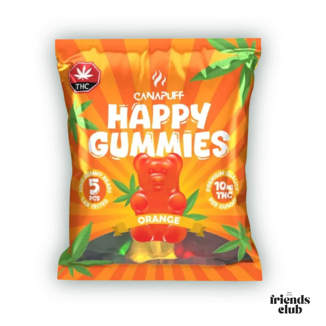 Gummies THC - Portocală (5 bucăți) - hhcfriends