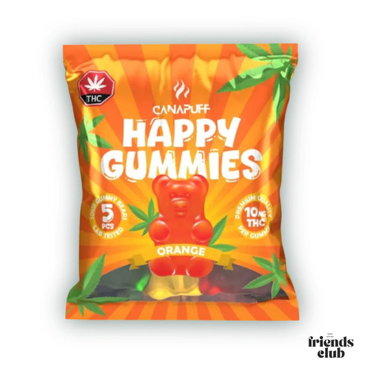 Gummies THC - Portocală (5 bucăți) - hhcfriends