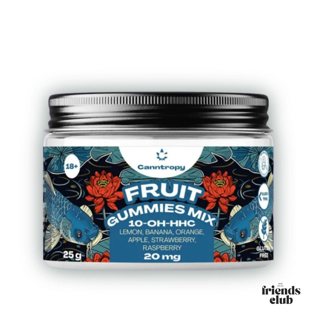 10-OH Gummies mix de fructe 10 bucăți - hhcfriends