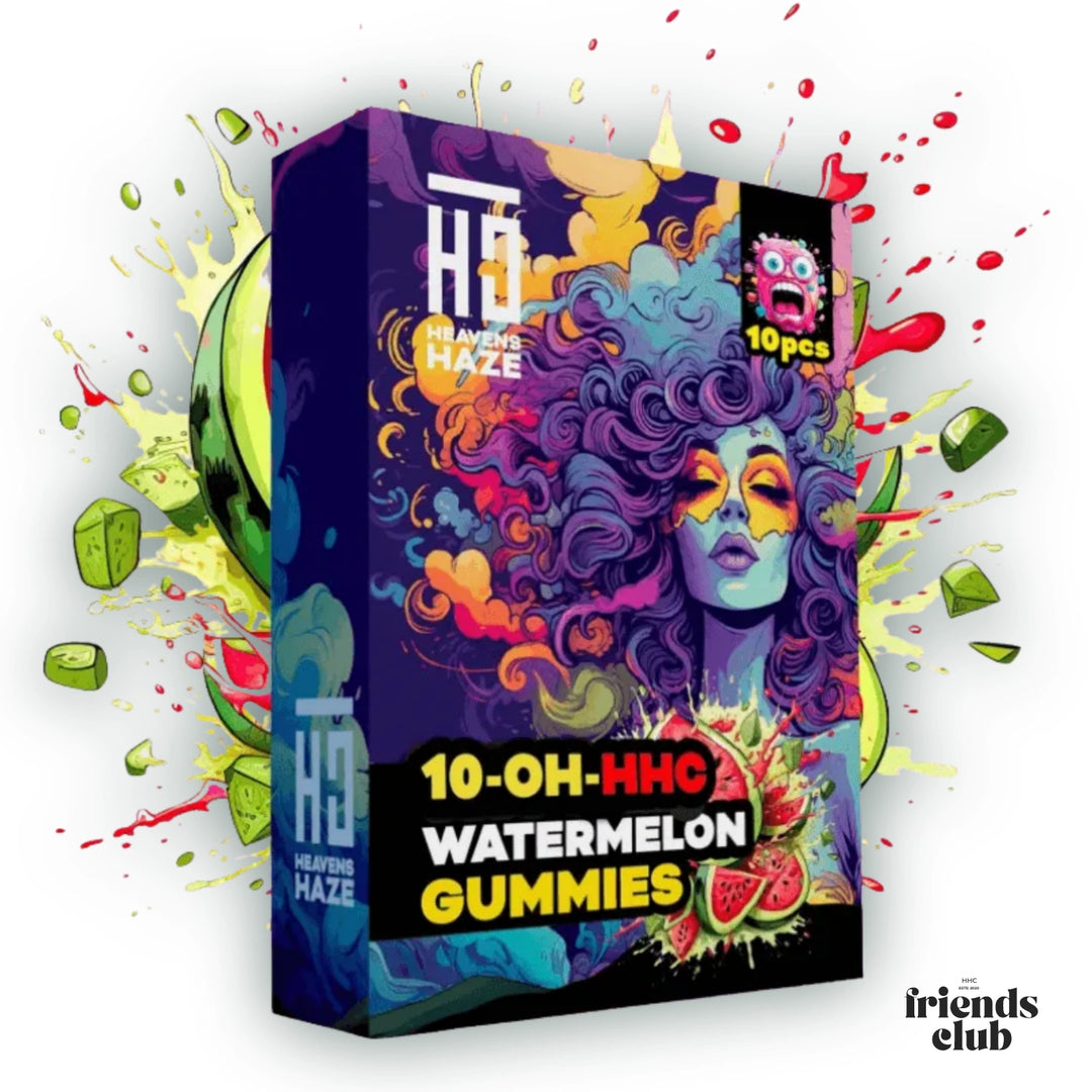 Gummies 10-OH Pepene verde 10 bucăți - hhcfriends