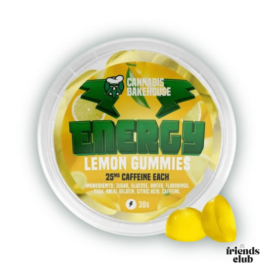 Gummies cu cofeină pentru energie - lămâie (30g) - hhcfriends