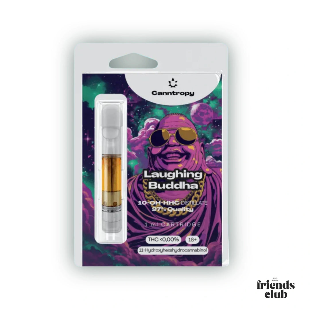 Cumpără 10 OH Cartuș Laughing Buddha 97% HHC 1ml - hhcfriends