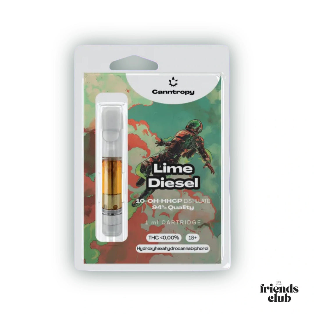 Cartuș 10-OH-P Lime Diesel 94% 1ml - hhcfriends