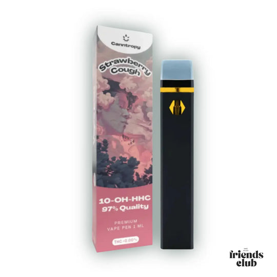 10 OH Vape Strawberry Cough 97% 1ml - hhcfriends