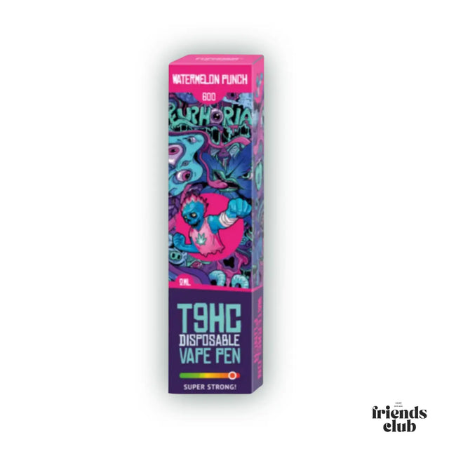 T9HC Jednorazowy Vape Pen – Watermelon Punch (2 ml) - hhcfriends