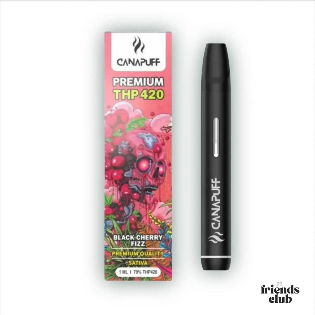 THP420 Vape - Black Cherry Fizz 79% 1ml - hhcfriends
