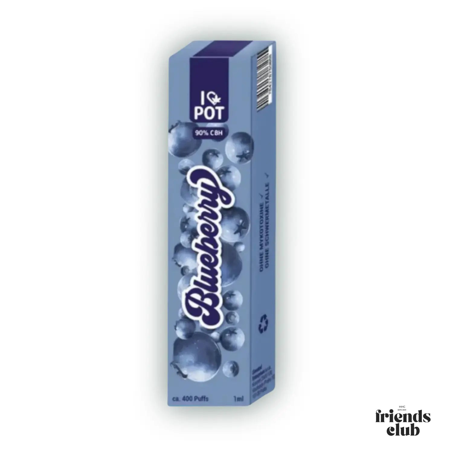 CBH Vape Blueberry 90% I♥Pot - hhcfriends