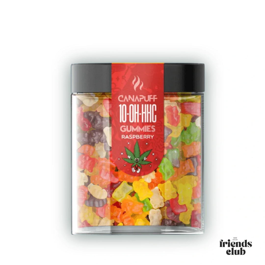 10-OH Gummies Frambuesa 10 piezas - hhcfriends