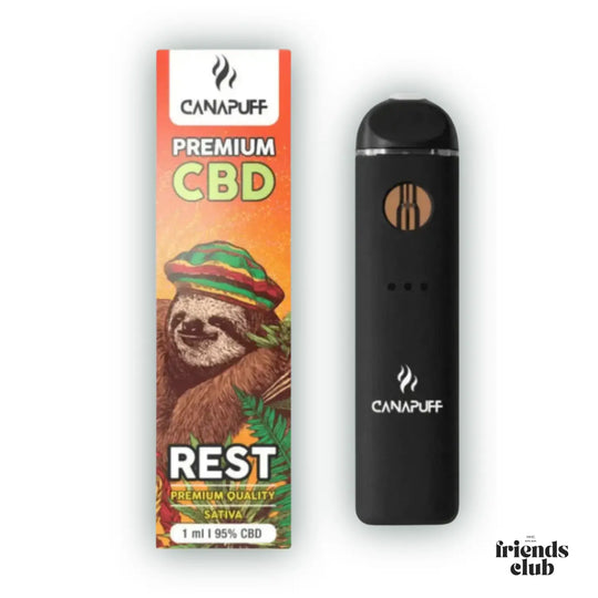 CBD Vape REST 95% 1ml - hhcfriends