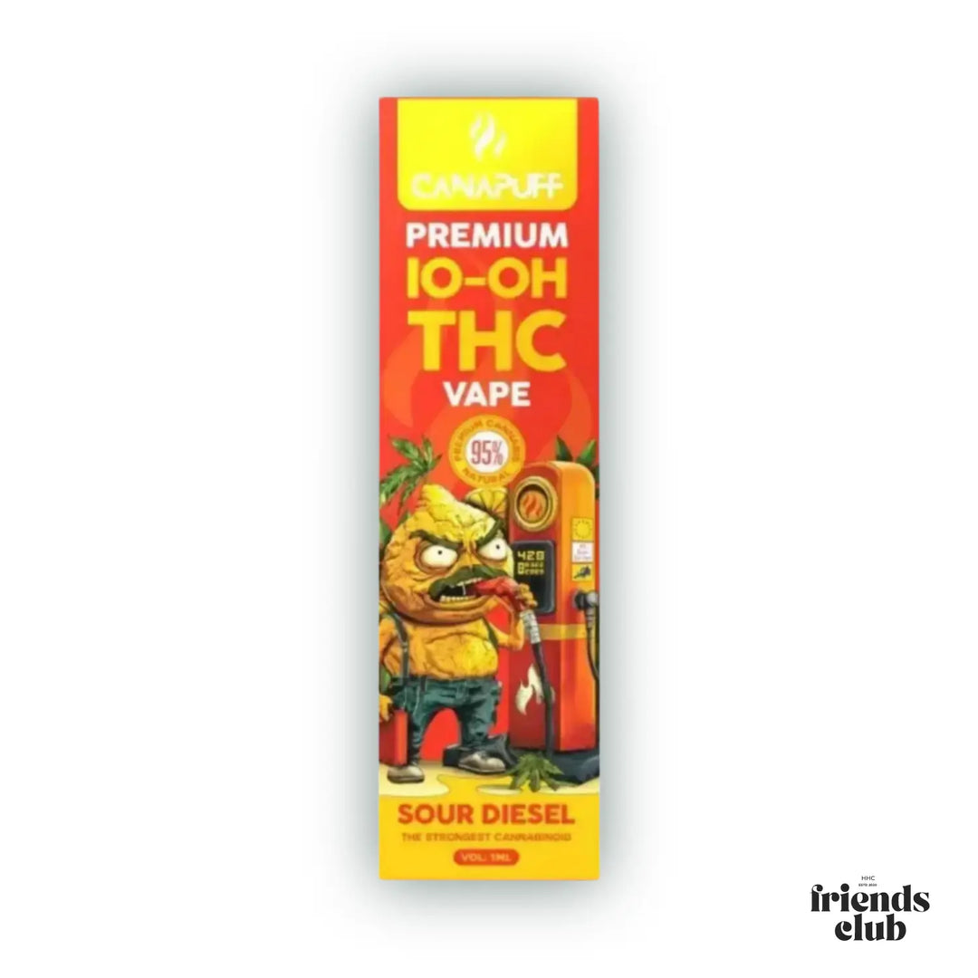 10-OH-T Vape Sour Diesel 95% 1ml - hhcfriends