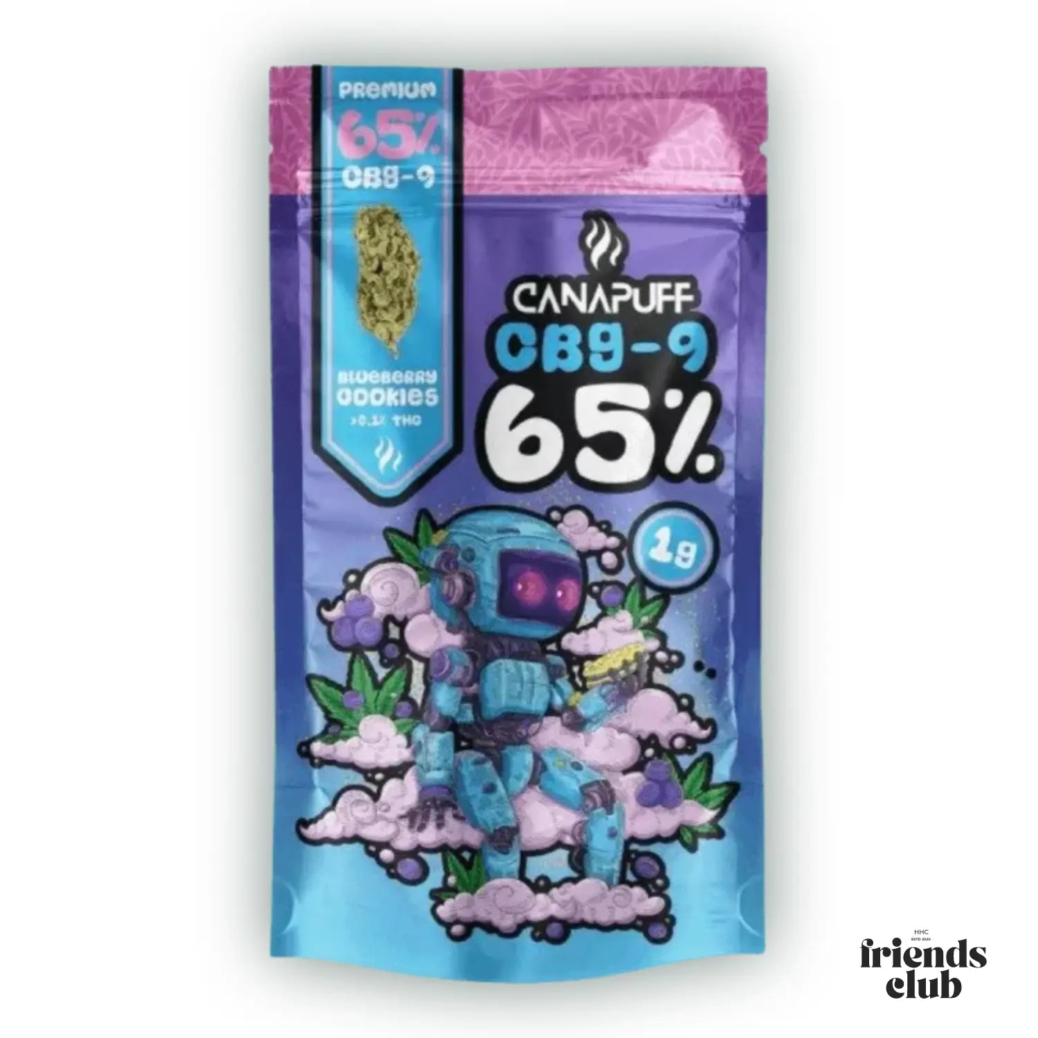 CBG9 Flower Blueberry Cookie 65% - hhcfriends