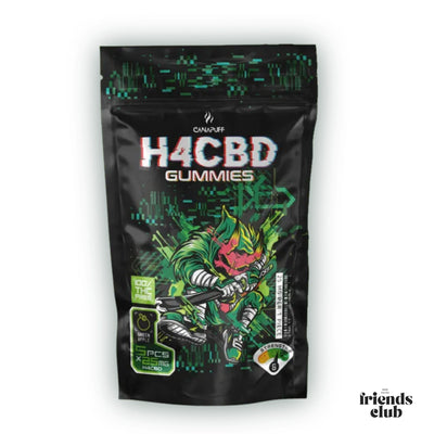 H4CBD Gummy bears - Green apple