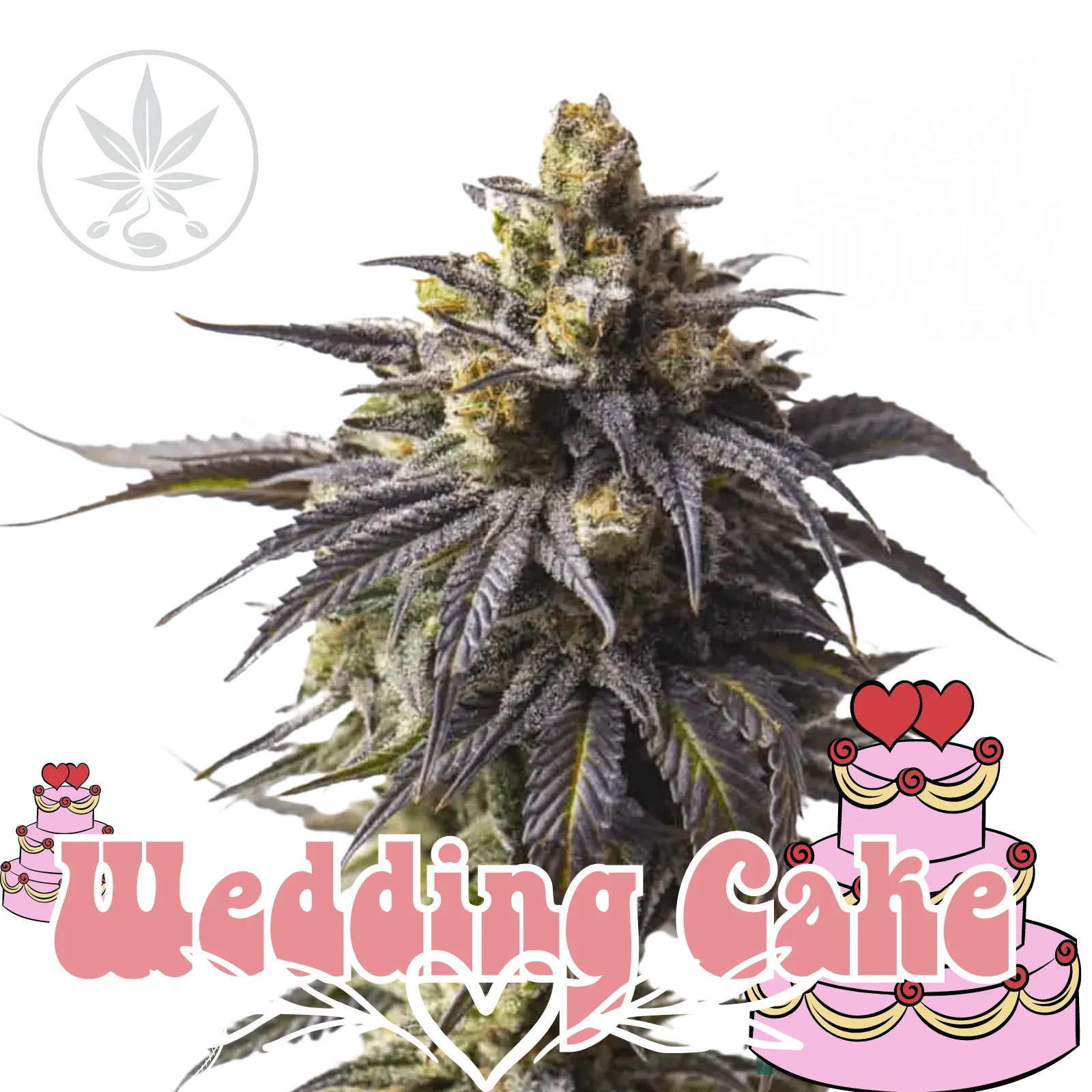 Cannabis Cuttings Wedding Cake