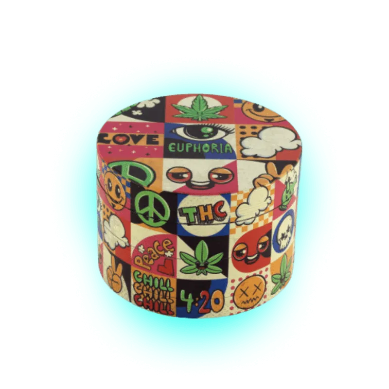 Euphoria Grinder metalic Groovy 63 mm - 4 piese