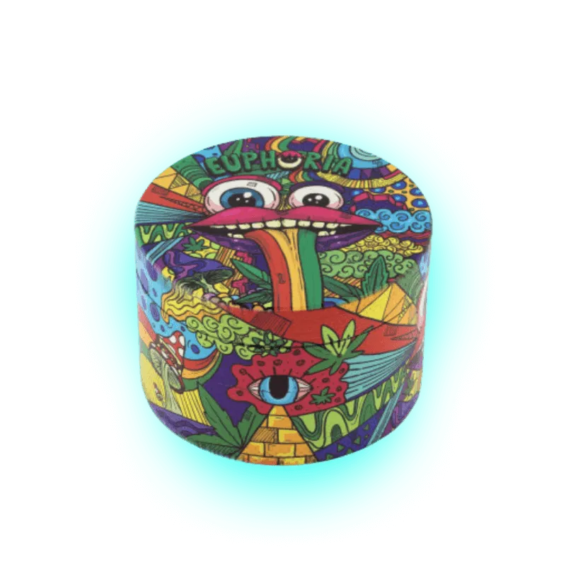 Grindere metalice Euphoria Vibrant 63 mm, 4 piese