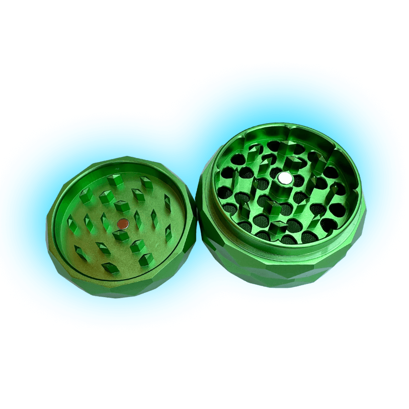 Grinder Pyramid (pentru flori HHC) - 4 piese - Ø63mm