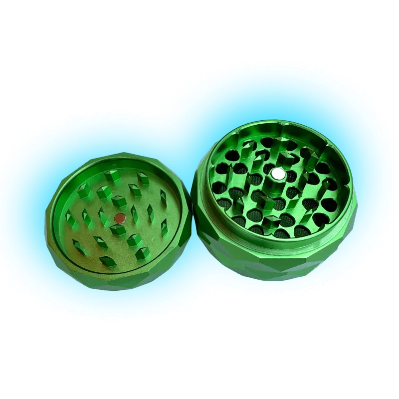 Grinder Pyramid (pentru flori HHC) - 4 piese - Ø63mm