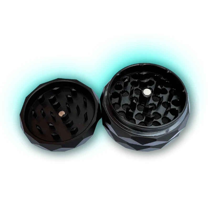 Grinder Pyramid (pentru flori HHC) - 4 piese - Ø63mm