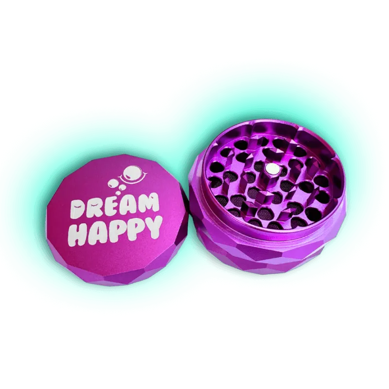 Grinder Pyramid (pentru flori HHC) - 4 piese - Ø63mm