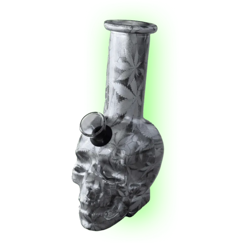 Mini-bong din sticlă SKULL