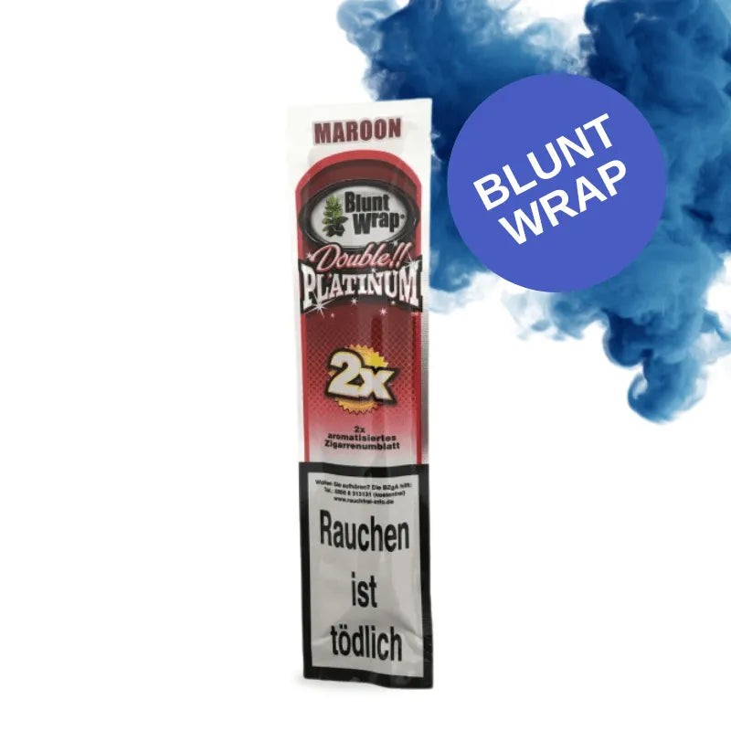 Blunt Wrap Maroon - Cireașă umedă - Double Platinum