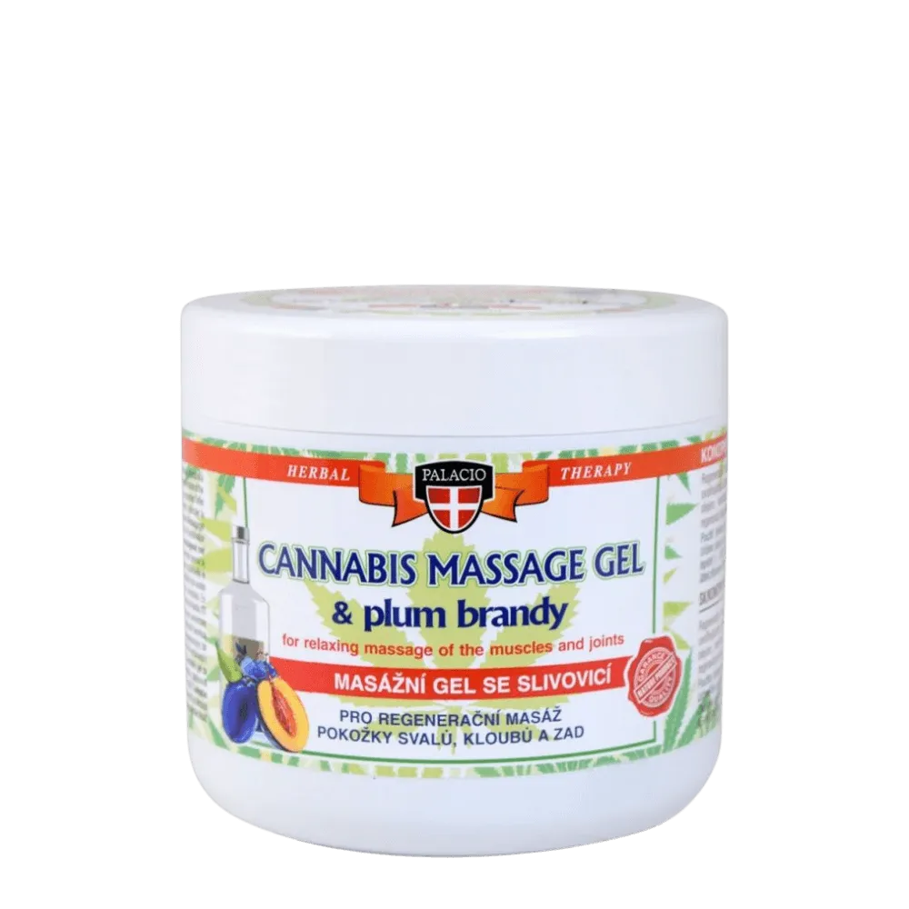Gel de masaj din cânepă cu prună 600 ml Palacio