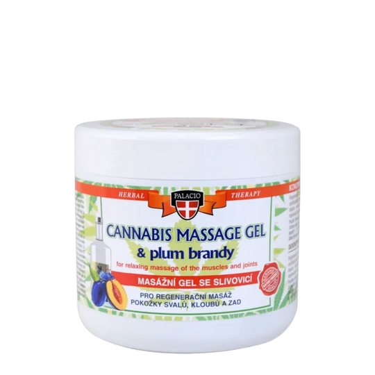 Gel de masaj din cânepă cu prună 600 ml Palacio