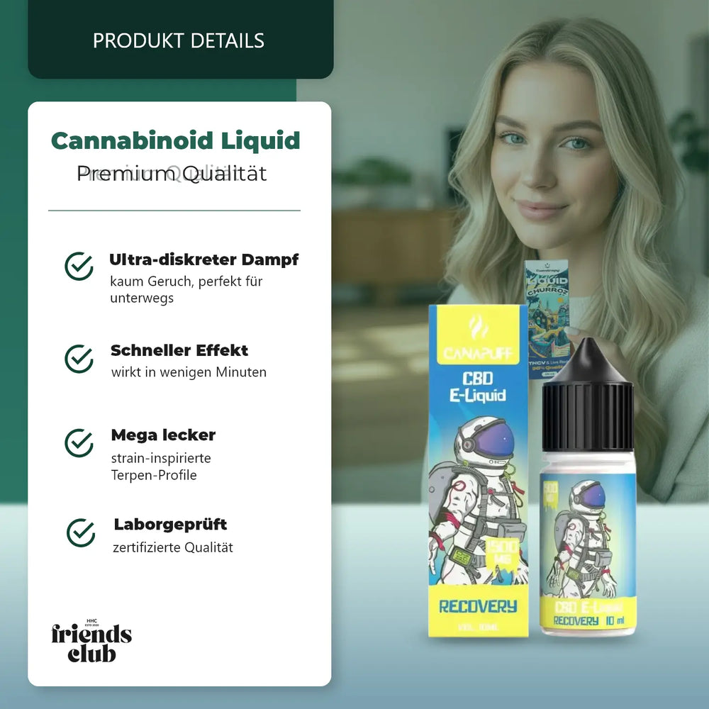 E-lichid CBD Recovery 10ml - Smagro GmbH