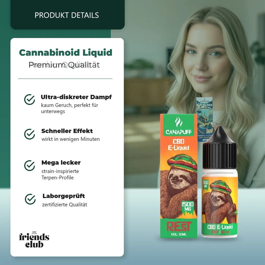 E-lichid CBD Rest 10ml - Smagro GmbH