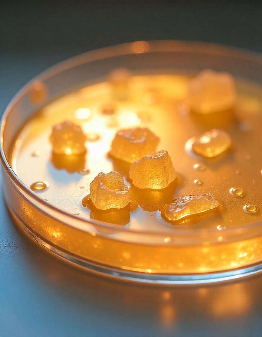 Sticlă cu ulei CBDV – Ulei CBDV de înaltă calitate într-o sticlă de sticlă cu pipetă.