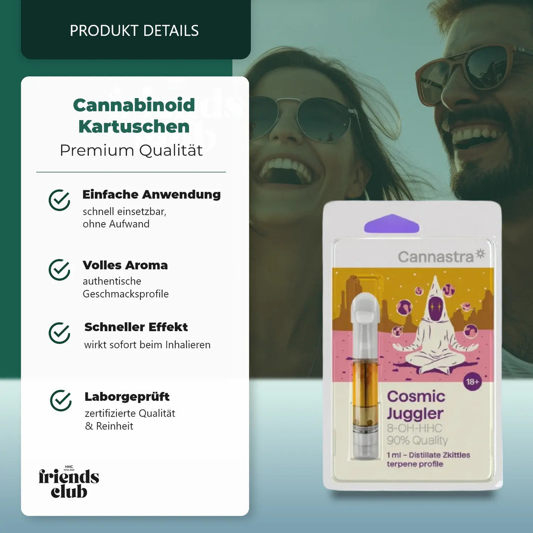 Cartucho 8-OH-HHC Cosmic Jugler 90% 1ml