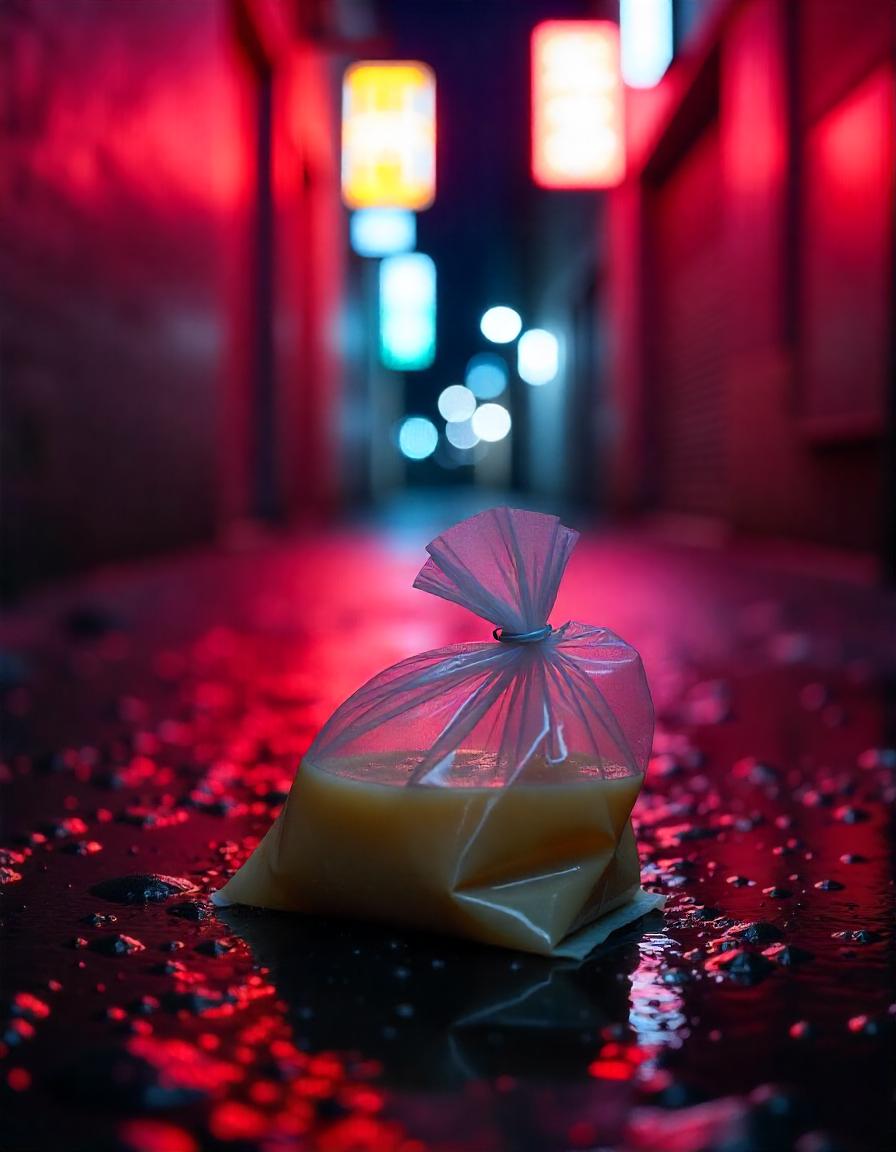 Test antidrog de laborator cu o probă de urină falsă pentru analize științifice.